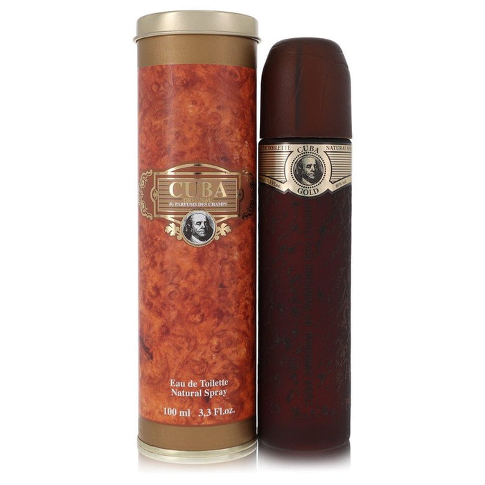 Cuba Gold by Fragluxe Eau De Toilette Spray 3.4 oz for Men by Avera Group