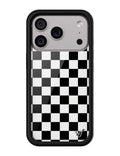 Checkers | Black iPhone Case by Wildflower Cases