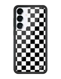 Checkers | Black Samsung Galaxy Case by Wildflower Cases