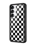 Checkers | Black Samsung Galaxy Case by Wildflower Cases