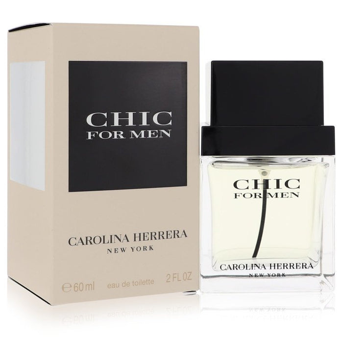 Chic by Carolina Herrera Eau De Toilette Spray 2 oz for Men by Avera Group