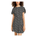City Studios Juniors Printed Flutter-Sleeve Dress, Large by Vanessa Jane
