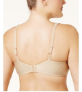Playtex Secrets Perfectly Smooth Underwire Bra Nude Stripe 40D by Vanessa Jane