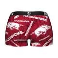 Women's Boy Shorts - Arkansas Razorbacks - Logo All-Over by Rock 'Em Socks