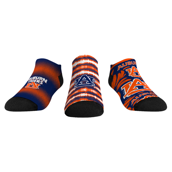 Auburn Tigers - Low Cut - Make Some Noise (3-Pack) by Rock 'Em Socks