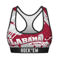 Women's Sports Bra - Alabama Crimson Tide - Team Blast by Rock 'Em Socks