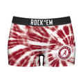 Women's Boy Shorts - Alabama Crimson Tide - Team Tie Dye by Rock 'Em Socks