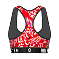 Women's Sports Bra - Cincinnati Bearcats - Twisted Wordmark by Rock 'Em Socks