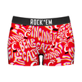 Women's Boy Shorts - Cincinnati Bearcats - Twisted Wordmark by Rock 'Em Socks
