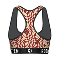 Women's Sports Bra - Florida State Seminoles - Wavy Checkers by Rock 'Em Socks