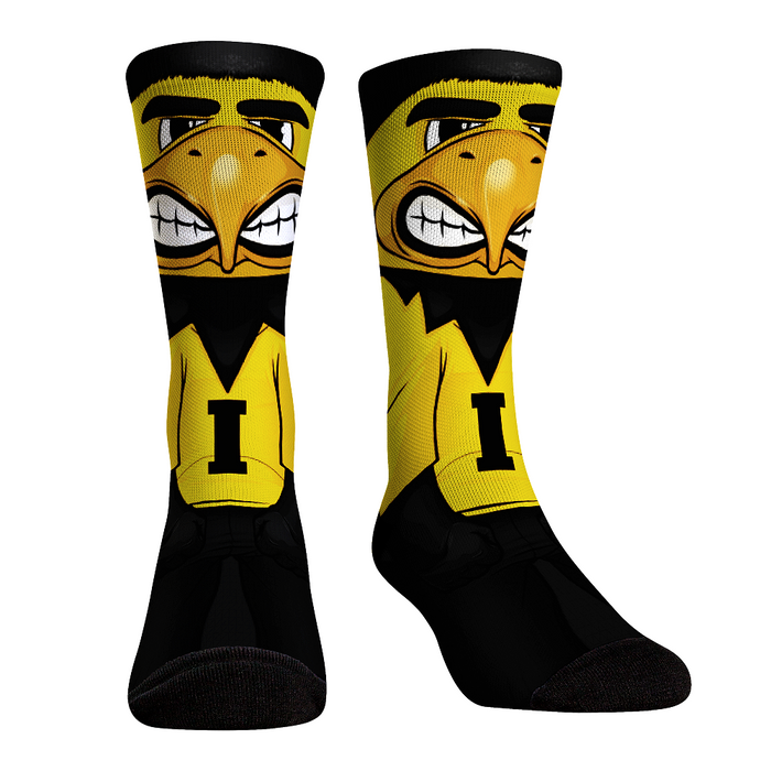 Iowa Hawkeyes - HyperOptic Mascot by Rock 'Em Socks
