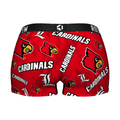 Women's Boy Shorts - Louisville Cardinals - Logo All-Over by Rock 'Em Socks