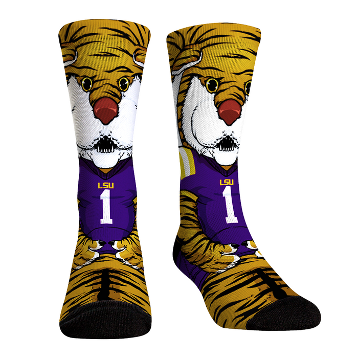 LSU Tigers - HyperOptic Mascot by Rock 'Em Socks
