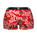Women's Boy Shorts - NC State Wolfpack - Twisted Wordmark by Rock 'Em Socks