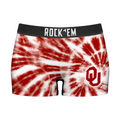 Women's Boy Shorts - Oklahoma Sooners - Team Tie Dye by Rock 'Em Socks