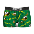 Women's Boy Shorts - Oregon Ducks - Logo All-Over by Rock 'Em Socks