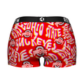 Women's Boy Shorts - Ohio State Buckeyes - Twisted Wordmark by Rock 'Em Socks