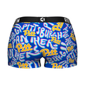 Women's Boy Shorts - Pittsburgh Panthers - Twisted Wordmark by Rock 'Em Socks