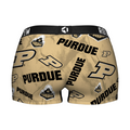 Women's Boy Shorts - Purdue Boilermakers - Logo All-Over by Rock 'Em Socks
