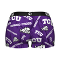Women's Boy Shorts - TCU Horned Frogs - Logo All-Over by Rock 'Em Socks