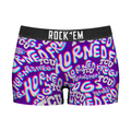 Women's Boy Shorts - TCU Horned Frogs - Twisted Wordmark by Rock 'Em Socks