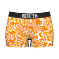 Women's Boy Shorts - Tennessee Volunteers - Twisted Wordmark by Rock 'Em Socks