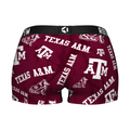 Women's Boy Shorts - Texas A&M Aggies - Logo All-Over by Rock 'Em Socks