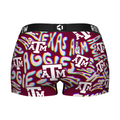 Women's Boy Shorts - Texas A&M Aggies - Twisted Wordmark by Rock 'Em Socks