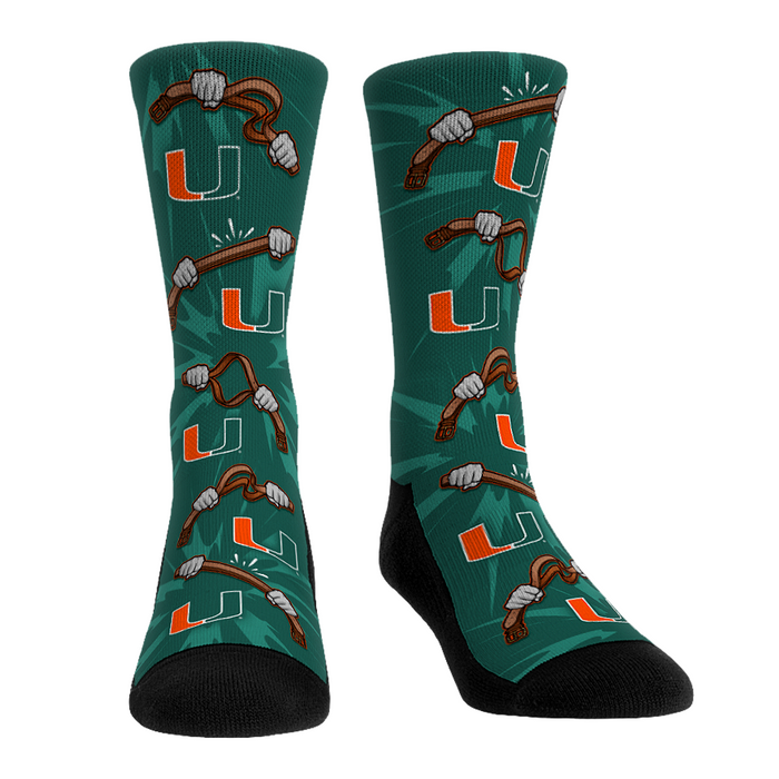 Miami Hurricanes - Belt All-Over by Rock 'Em Socks