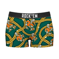 Women's Boy Shorts - Miami Hurricanes - Cuban Links by Rock 'Em Socks
