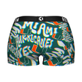 Women's Boy Shorts - Miami Hurricanes - Twisted Wordmark by Rock 'Em Socks