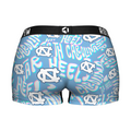Women's Boy Shorts - North Carolina Tar Heels - Twisted Wordmark by Rock 'Em Socks