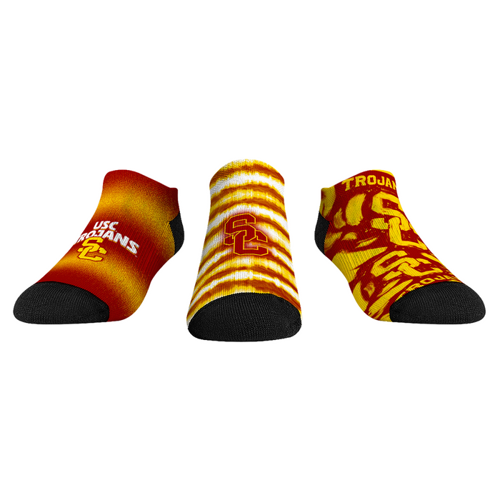 USC Trojans - Low Cut - Make Some Noise (3-Pack) by Rock 'Em Socks