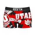 Women's Boy Shorts - Utah Utes - Team Blast by Rock 'Em Socks