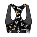 Women's Sports Bra - Vanderbilt Commodores - Logo All-Over by Rock 'Em Socks