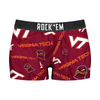 Women's Boy Shorts - Virginia Tech Hokies - Logo All-Over