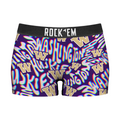 Women's Boy Shorts - Washington Huskies - Twisted Wordmark by Rock 'Em Socks