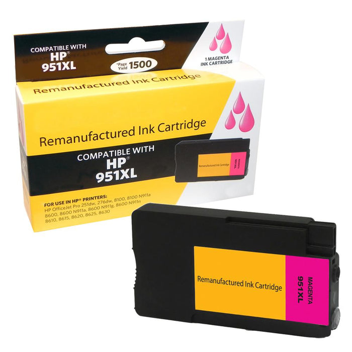Printer Ink Cartridge for HP OfficeJet Pro 251dw; HP OfficeJet Pro 276dw MFP; HP OfficeJet Pro 8100; by Texas Depot