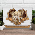 Couple Wolves Sign V by Tailored Canvases