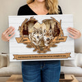 Couple Wolves Sign V by Tailored Canvases