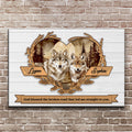 Couple Wolves Sign V by Tailored Canvases