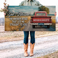 Custom Vintage Truck Couple Sign IV by Tailored Canvases