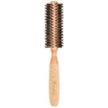 Eco-Friendly Birchwood and Cork Boar Bristle Round Hair Brush by Pasteur Pharmacy