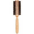 Eco-Friendly Birchwood and Cork Boar Bristle Round Hair Brush by Pasteur Pharmacy