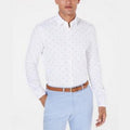 Bar III Mens Slim-Fit Stretch Flamingo Knit Dress Shirt, Size XL by Vanessa Jane
