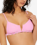 Hula Honey Juniors Shell-Trim Bikini Top by Vanessa Jane