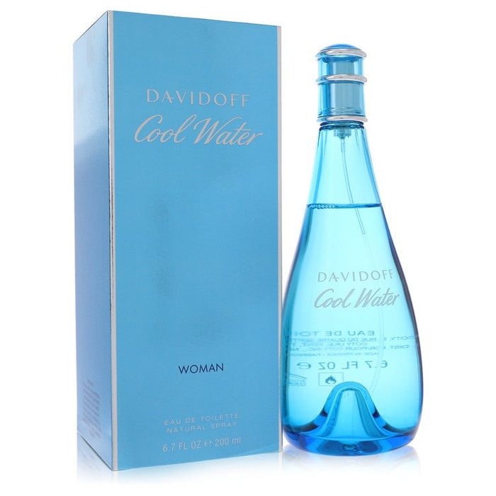 Cool Water by Davidoff Eau De Toilette Spray 6.7 oz for Women by Avera Group