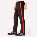 Calvin Klein Mens Velvet Stripe Slim-Fit Trouser Pants by Vanessa Jane