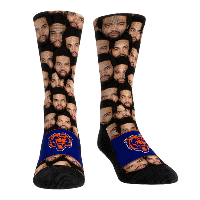 Caleb Williams - Chicago Bears - Face Repeat by Rock 'Em Socks