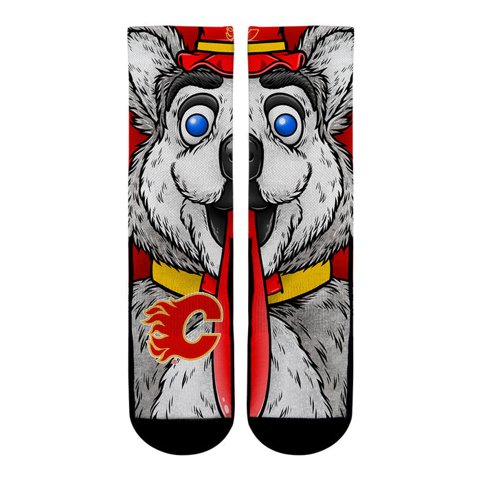 Calgary Flames - Split Face Mascot by Rock 'Em Socks